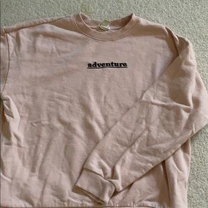 Forever 21 light pink “adventure” sweatshirt